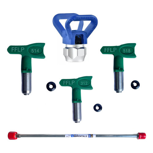 Extensor 50cm Pistola Airless + Porta Bico + Kit Bicos Fflp