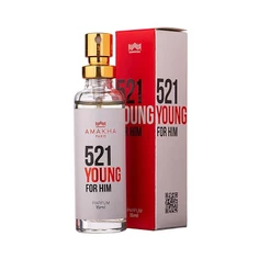 Perfume Masculino 521 Young for Him Deo Colônia 15ml - Perfume de Bolso/Amakha Paris