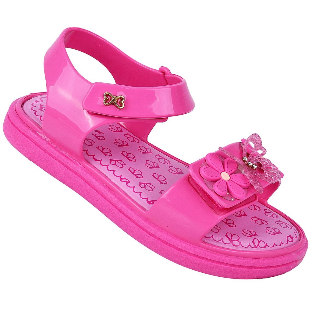 Sandália Papete Infantil Feminina  Lolipop WorldColors - Pink New em Oferta na Shopee