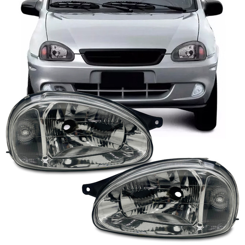 Farol Corsa Wind Classic Cromado 1994 95 96 97 99 00 A 2010