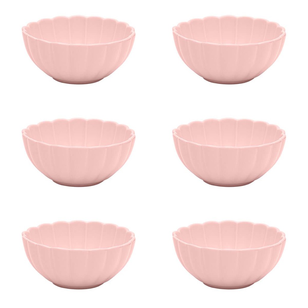 Jogo de 6 Tigelas Sobremesa 12cm Oxford Flora Dália - Home & Living