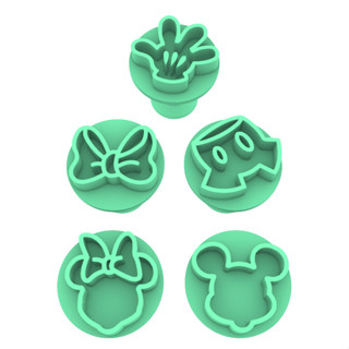 Kit 5 Carimbos Brigadeiro Mickey Minie Docinhos Confeitaria CD-117 em Oferta na Shopee