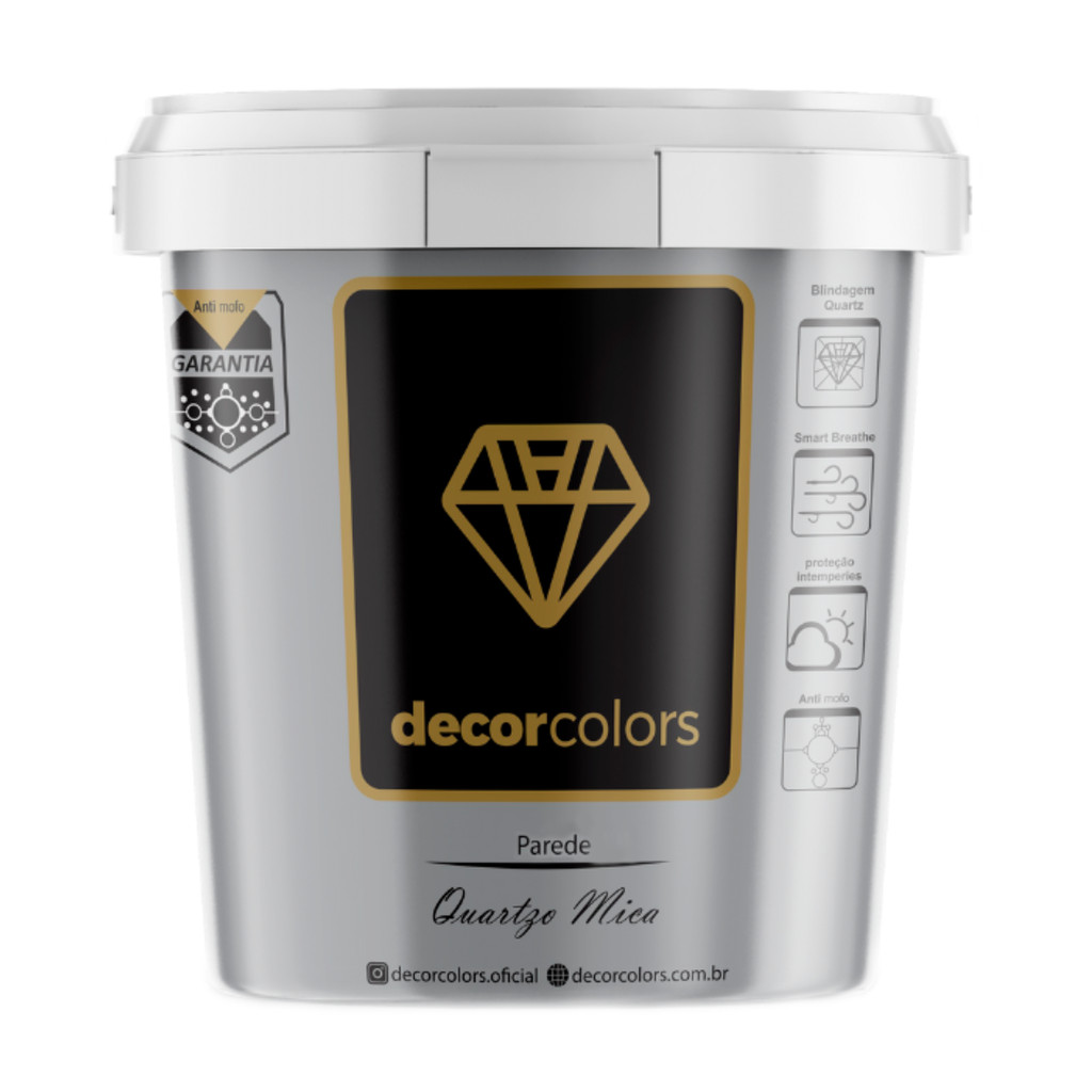 Pedras Naturais Quartzo Mica 23 kg  - Decor Colors