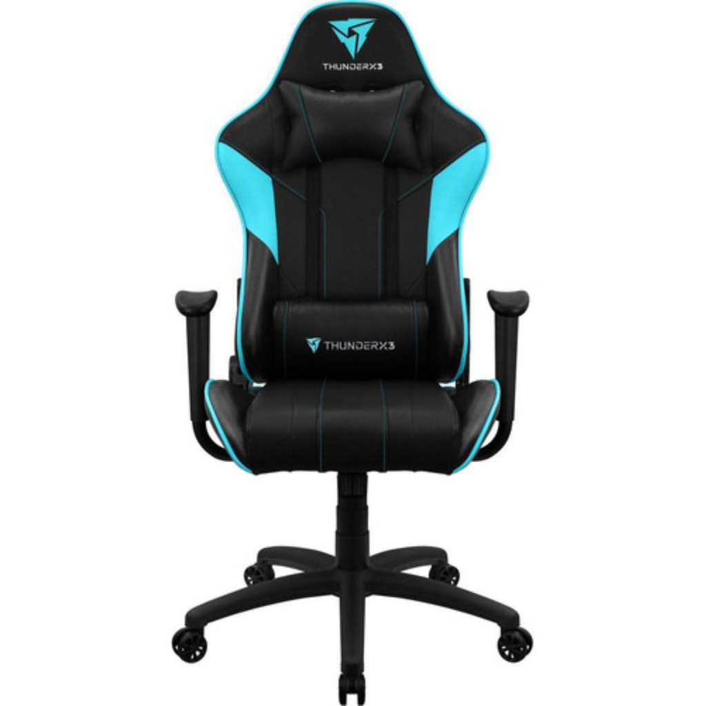 Cadeira Gamer Escritório Profissional ThunderX3 EC3 Preto/Cy