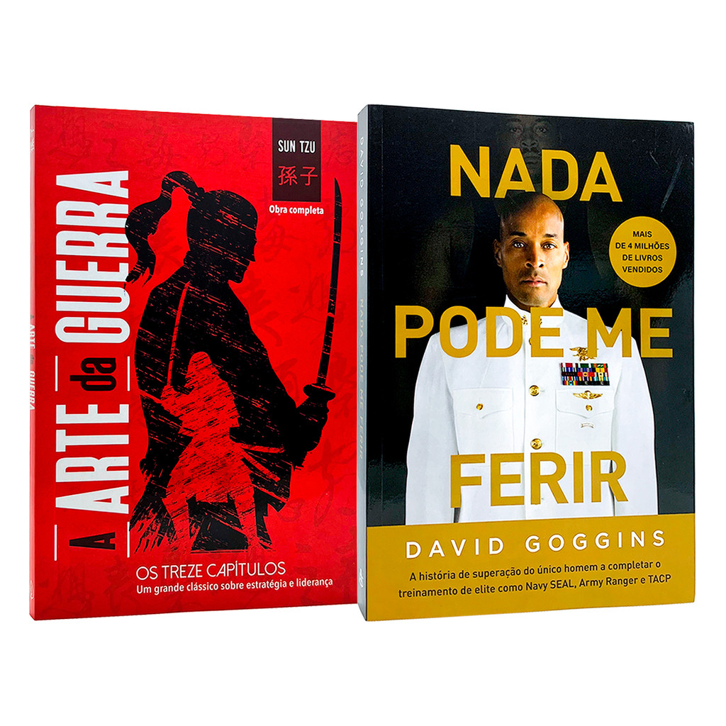 A Arte da Guerra + Nada Pode Me Ferir - 2 Livros Físicos