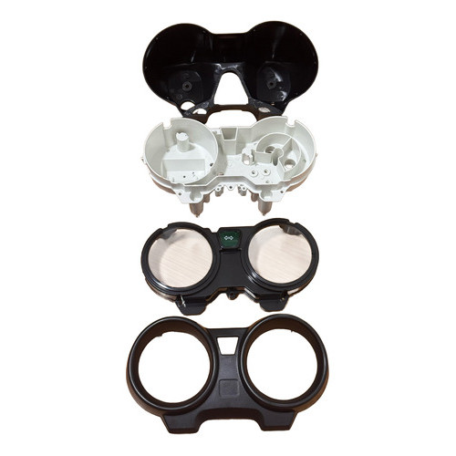 Kit Carcaça Painel Honda Titan 150 04/08 - Interna Superior Inferior Lentes (conjunto 4 Pecas)