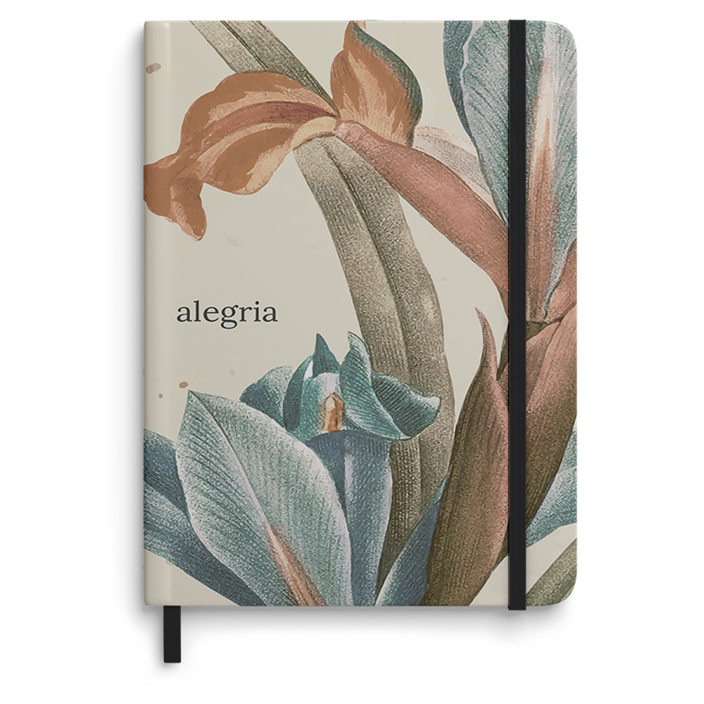 Caderno Moleskine Lançamento | Com Pauta | Capa Alegria