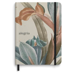 Caderno Moleskine Lançamento | Com Pauta | Capa Alegria