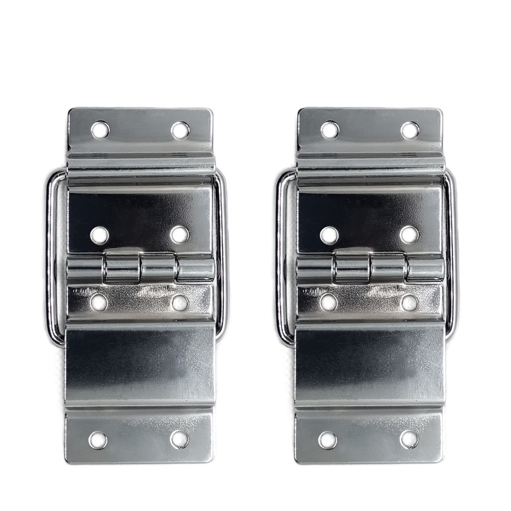 Dobradiça Externa Com Limitador Para Case Cromada - Kit 2 Un