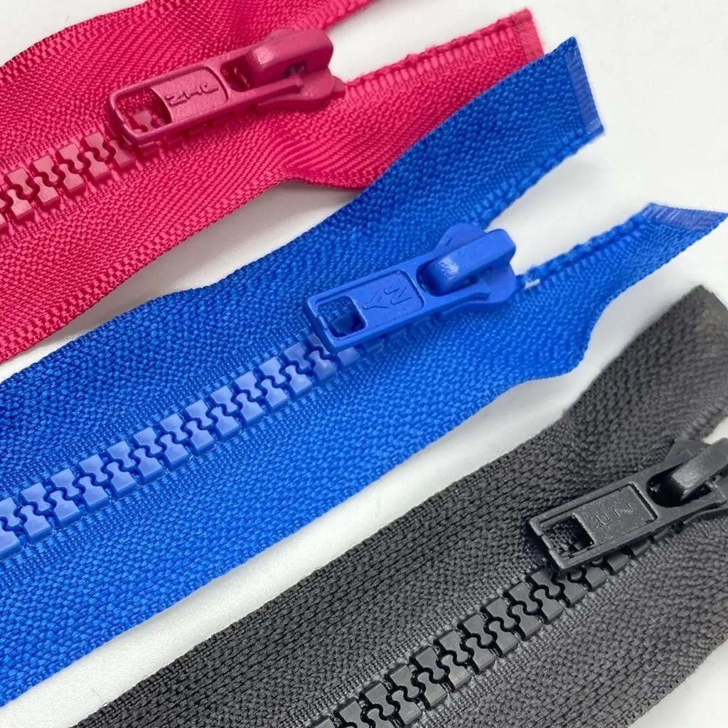 Zíper Plástico Dentado Destacável 6mm - 35cm * 10 un em Oferta na Shopee