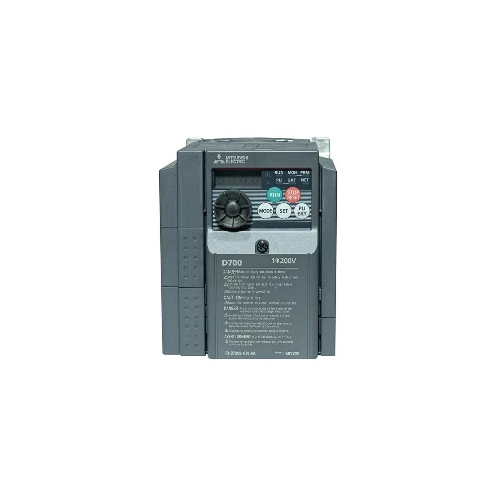 Inversor Frequencia Para Motor 2cv. Alimentação 220V Monofasica Saida 220V Trifasica Fr-D720S-070-NA
