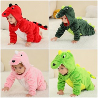 Baby Kigurumi Dinossauro Cartoon Romper Infantil Kids Macacão Para Meninas Cosplay Pijamas Fantasias em Oferta na Shopee