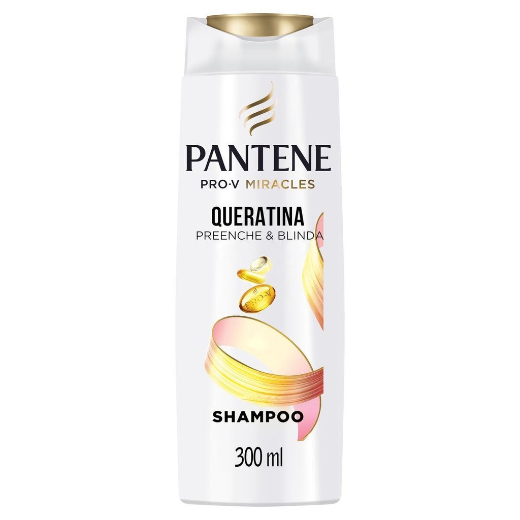 Shampoo Pantene Pro-V Miracles Queratina 300ml em Oferta na Shopee