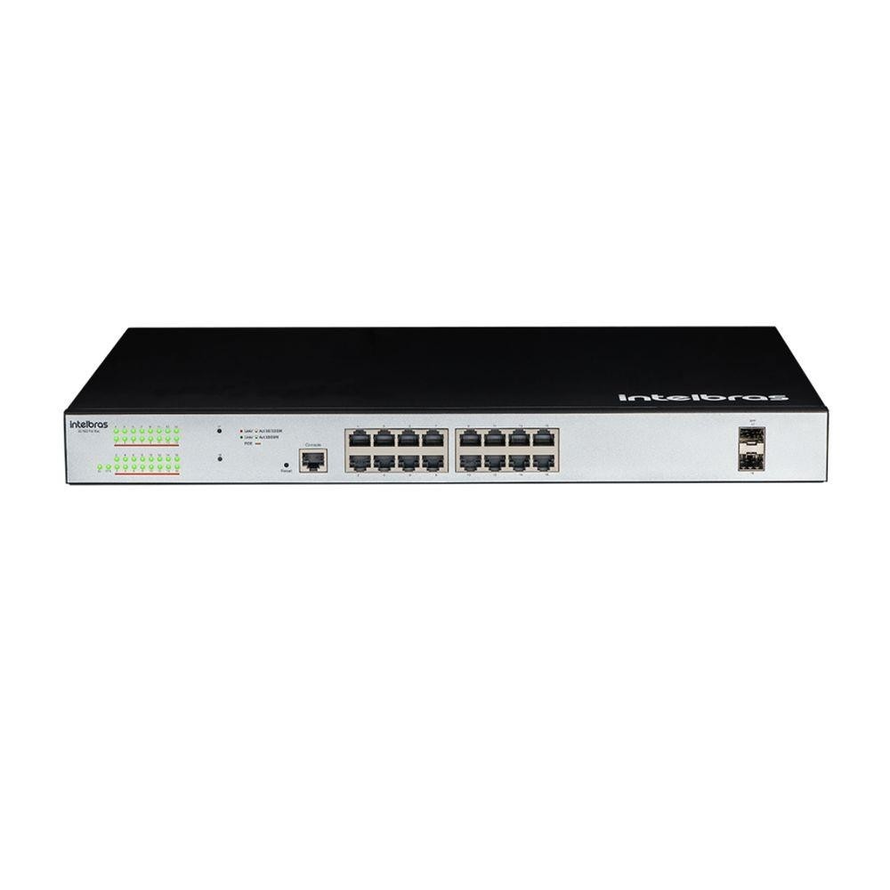 Switch 16 portas Gerenciável SG 1602 Poe Max 4760064 Intelbras