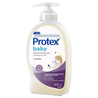 Sabonete Líquido para Bebês Protex Baby Lavanda 400ml em Oferta na Shopee