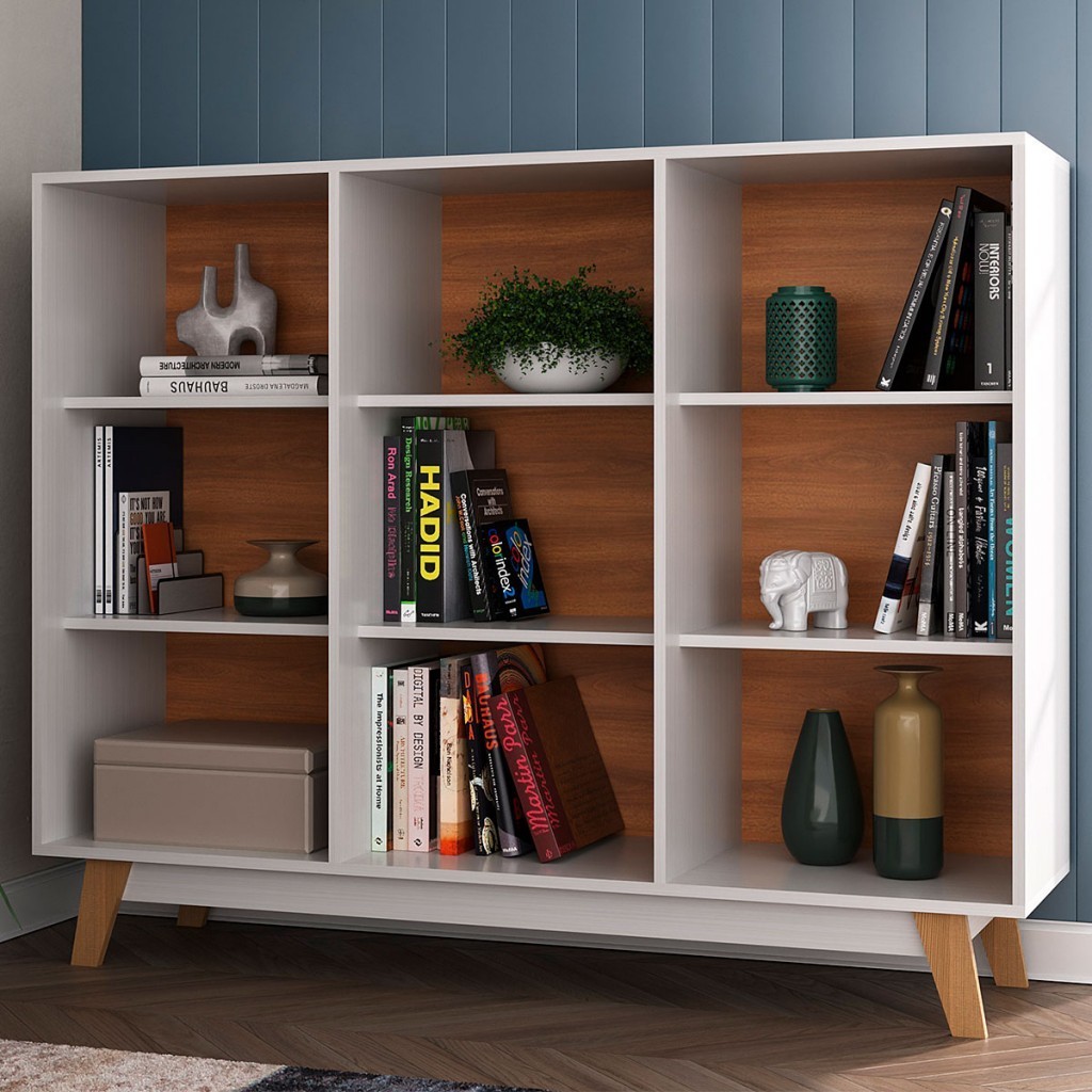 Estante para Livros 9 Nichos em Oferta na Shopee