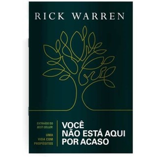 Você não está aqui por acaso | Rick Warren em Oferta na Shopee