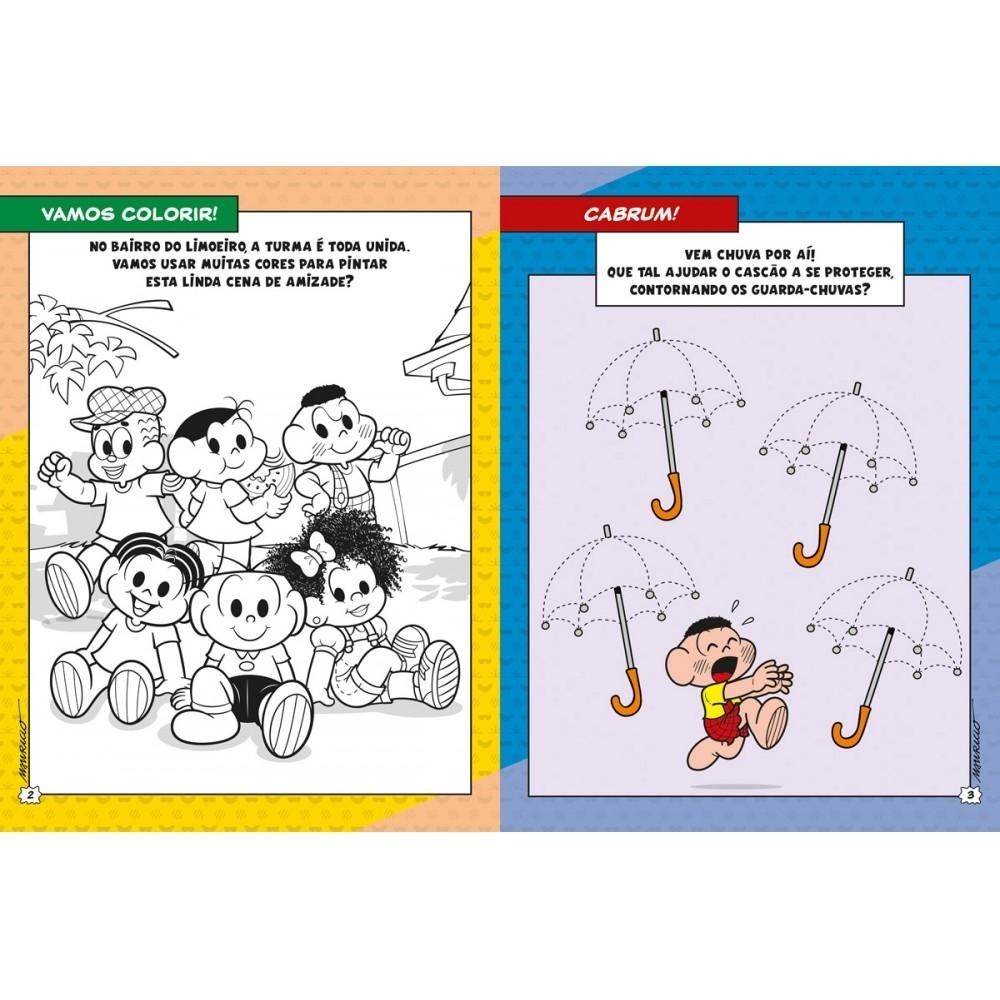 Detalhes do Livro Adesivos Turma da Mônica - Passatempos do Limoeiro