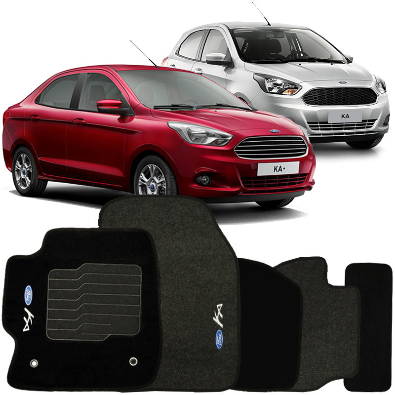 Jogo de Tapete Automotivo Carpete Ford Ka 2015 à 2019 Soft 5 Peças Logo Bordado em Oferta na Shopee