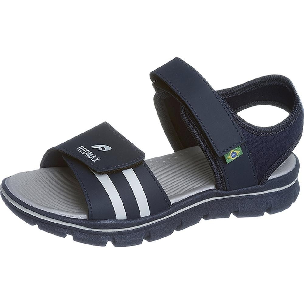Sandália Infantil Papete Chinelo para Meninos Confortável Leve Com Velcro E Sola Resistente