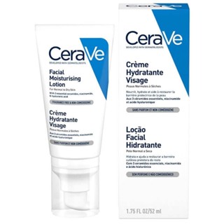CERAVE LOÇÃO FACIAL HIDRATANTE COM 52ML em Oferta na Shopee