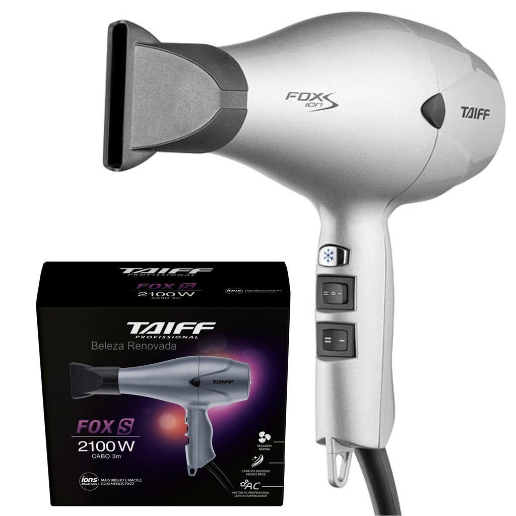 Secador De Cabelo Taiff Fox Ion S Profissional Original 2100