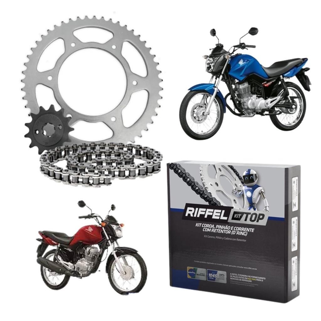 Kit Relação Com Retentor Titan 150 Ks Es Esd 2004 à 2015 Original Riffel em Oferta na Shopee