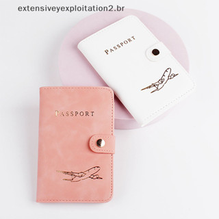 Moda À Prova Dwaterproof Água Titular Do Passaporte Cobre Caso Viagem Couro Cartão De Crédito Carteira Bonito Livro Para em Oferta na Shopee