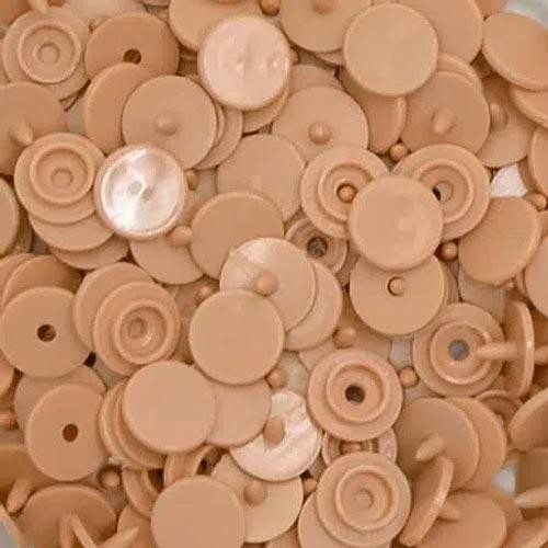 Botão de Pressão Fosco Redondo Plástico Ritas 12mm - 50 Unidades