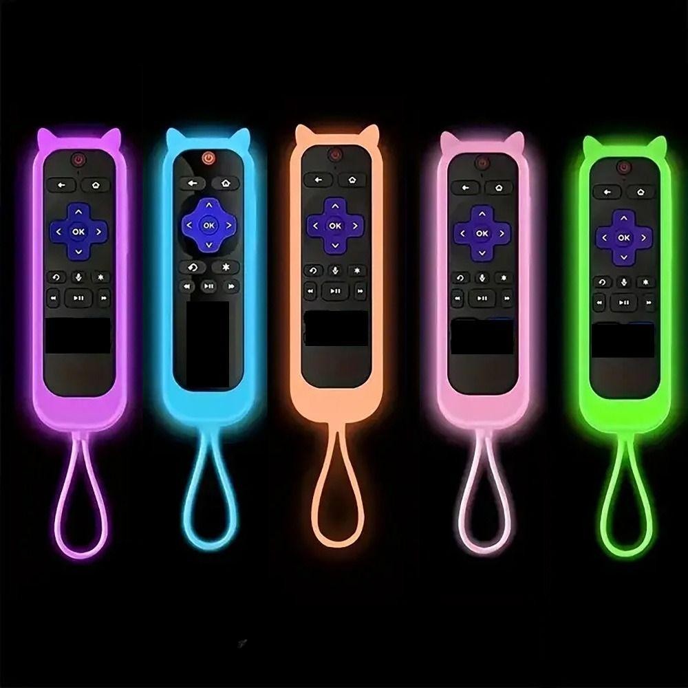 Capa De Controle Luminoso WATTLE , Remoto De TV À Prova De Poeira Que Brilha No Escuro , Silicone