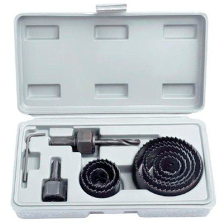 Jogo Serra Copo P/ Madeira E Gesso 11 Peças + Estojo Maleta em Oferta na Shopee