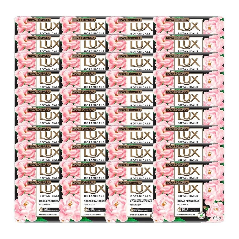 Kit 40 und Sabonete Lux Botanicals Rosas Francesas 85g