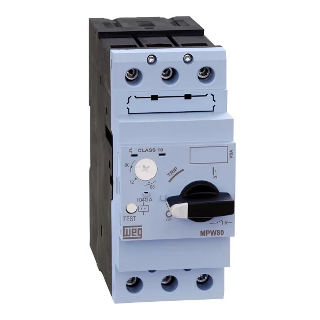 Disjuntor Motor Tripolar 80a 65-80a 65Ka 380/440V Weg