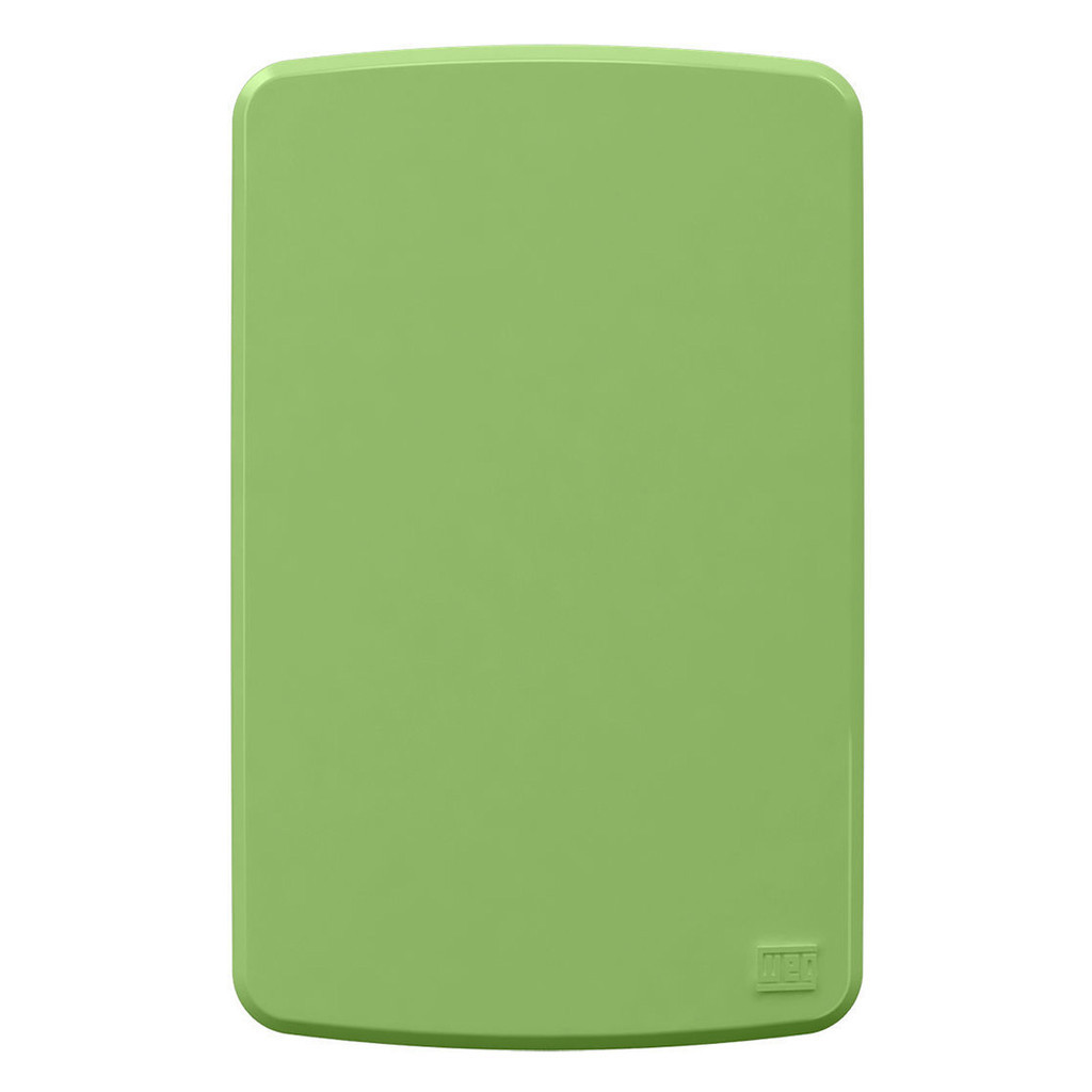 Placa Acabamento 4x2 Cega Verde Plástico Composé Weg em Oferta na Shopee