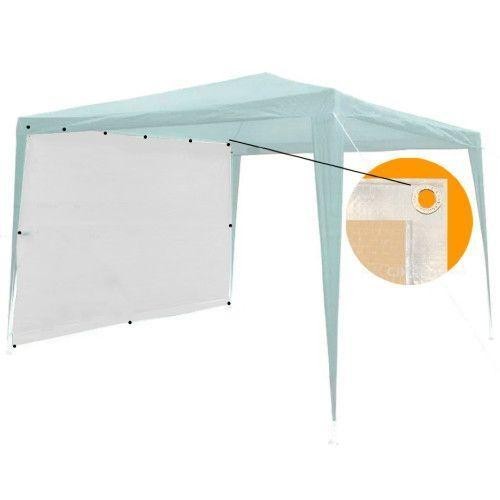 Parede Lateral Polietileno Branca 3x1,85m Tenda Gazebo para Eventos Casamento Área Externa (Não acompanha tenda)