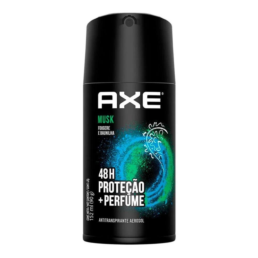 Axe Desodorante Aerossol Musk Com 152Ml