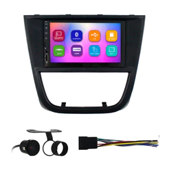 Kit Multimídia 7 Pol Gol Voyage Saveiro Cross Tropper G5 2008 2009 A 2012 Espelhamento Android Ios 2 Din Preto Camera Ré