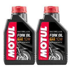 KIT MOTUL FORK OIL FACTORY LINE 10W MEDIUM 2 LITROS
