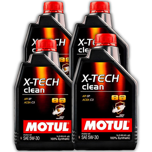 KIT MOTUL X-TECH CLEAN 5W-30 4 LITROS em Oferta na Shopee