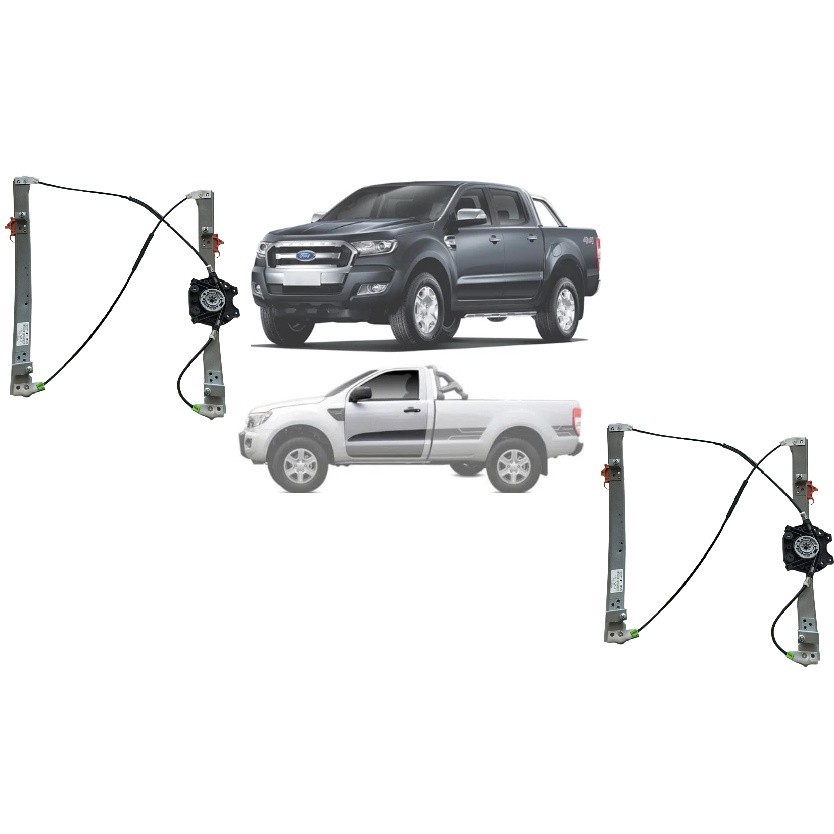 Maquina Vidro Eletrico Ranger 2012 2013 2014 2016 Dianteira Pra Mabuchi