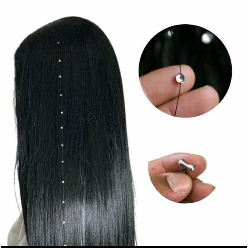 Kit 5 Cristal Para Cabelo Fio Brilho Strass Comprido Acessório Mola em Oferta na Shopee