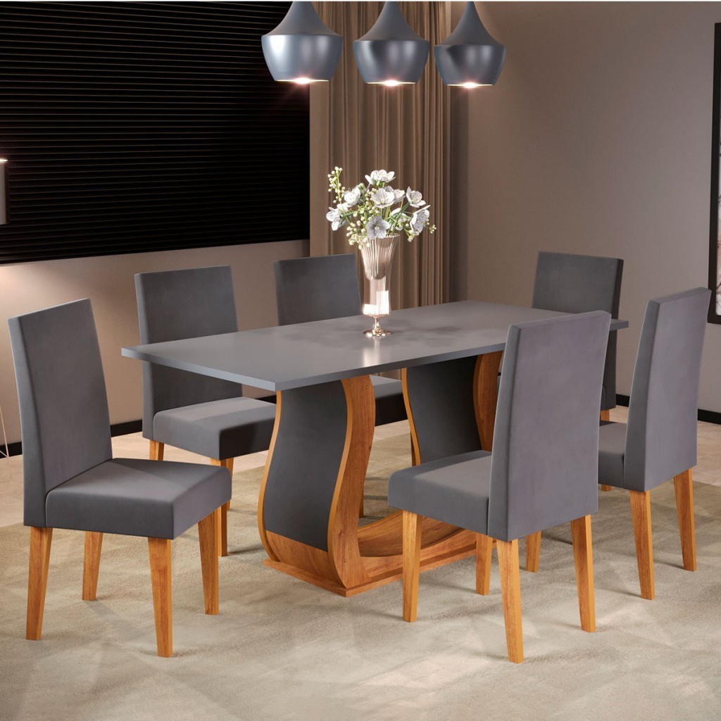 Mesa de Jantar 6 Lugares Roma