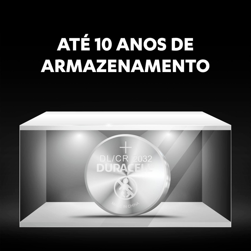 Detalhes do Bateria de Lítio Duracell Metalico CR 2016