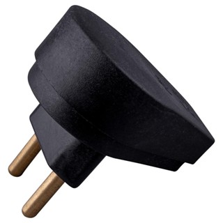 Plugue Macho Angular Ilumi 2 Pinos 20A 250V Preto - 1415 em Oferta na Shopee