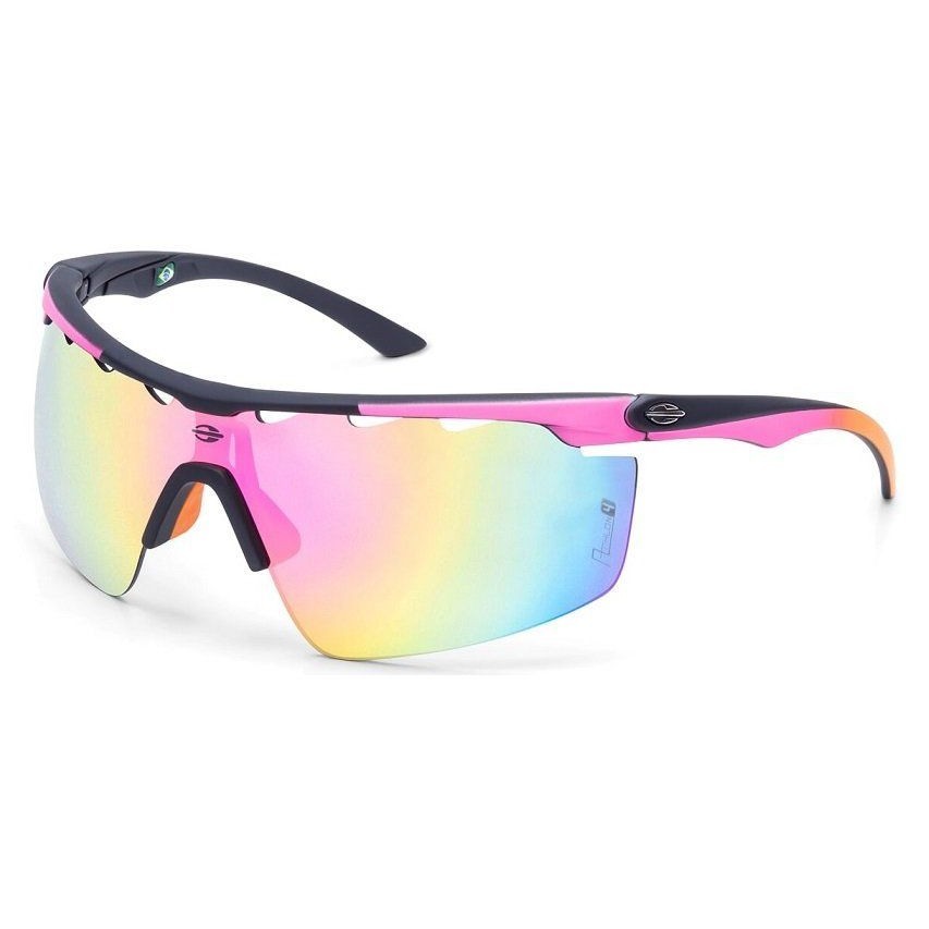 Óculos Solar Mormaii Athlon 4 M0042aaf94 Preto E Rosa Lente Flash Rosa cat1