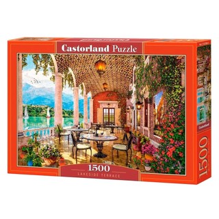 Puzzle 1500 Peças Terraço A Beira do Lago - Imp. Castorland em Oferta na Shopee