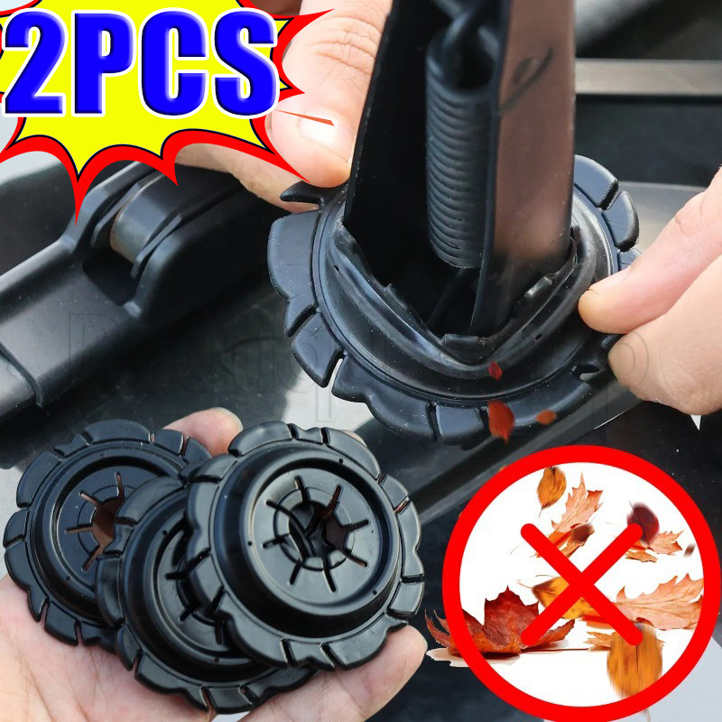 [Destaque] Proteção Do Braço Limpador De Carro-Almofada À Prova De Poeira Orifício-Capa Protetora De Silicone-Manga Pára