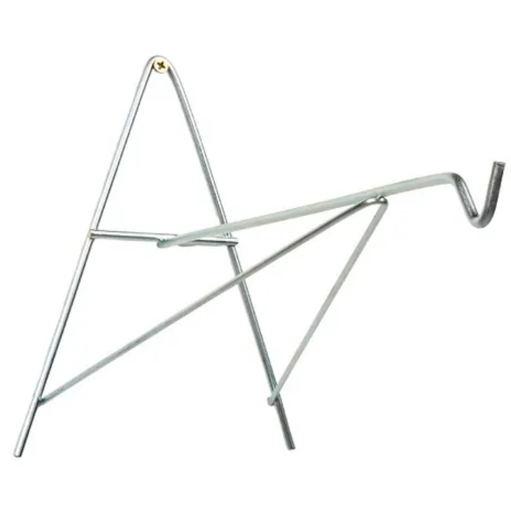 Suporte Parede A Reforçado Mão Francesa 32 cm P/ Pendurar Vasos Plantas Externo Metal Rústico Gancho