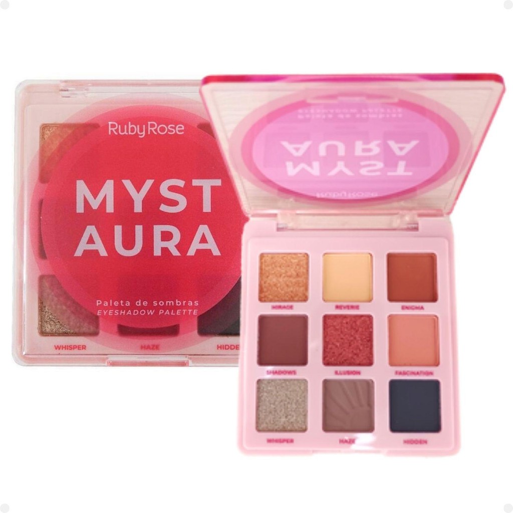 Paleta de Sombras Ruby Rose Myst Aura HB-E2203