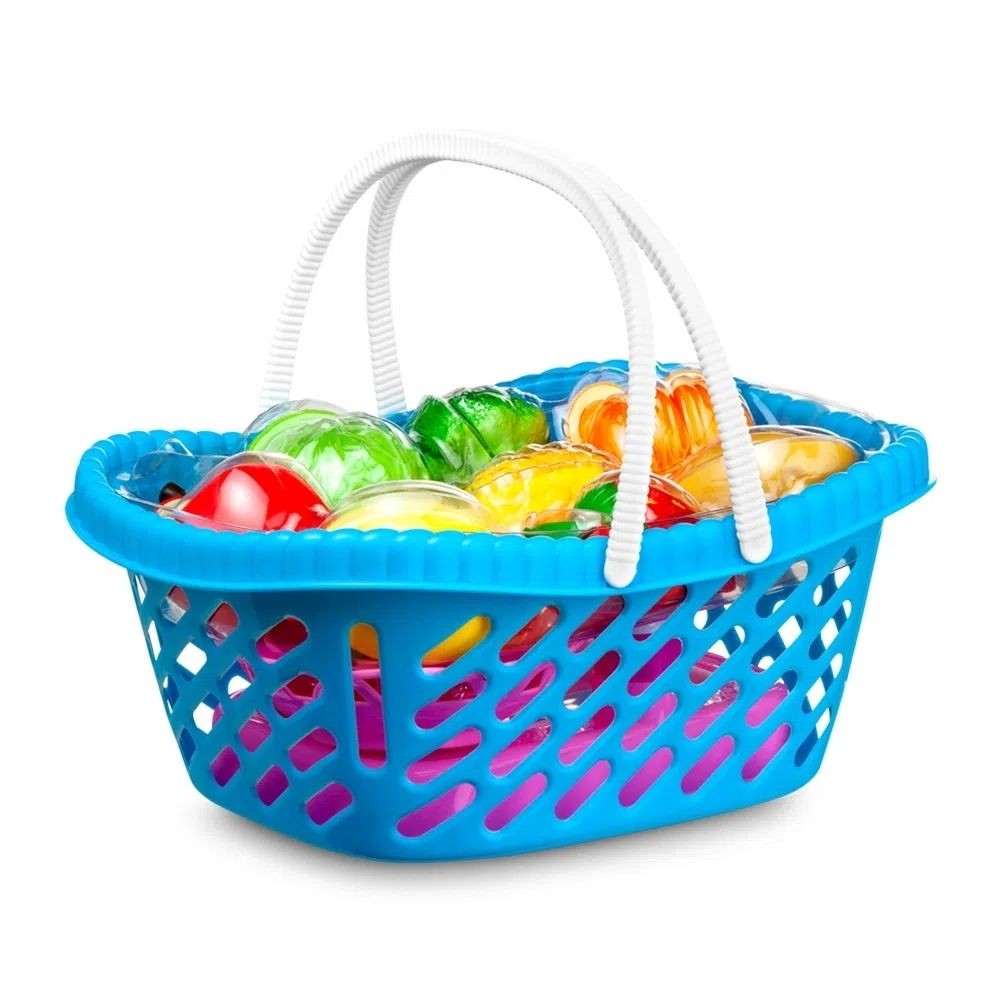 Brinquedo Infantil Criança Creative Fun Cestinhas de 6 Legumes (Cores Sortidas) Multikids - BR1113 em Oferta na Shopee